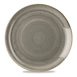 Stonecast Grey Coupe Evolve Plate 12 Inches Box 6