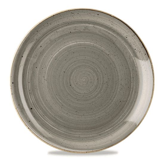 Stonecast Grey Coupe Evolve Plate 12 Inches Box 6 IG SPGSEV121 Stonecast Grey Coupe Evolve Plate 12 Inches Box 6 IG SPGSEV121