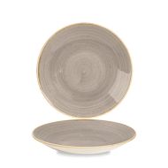 Stonecast Grey Deep Coupe Plate 8 2/3 Inches Box 12