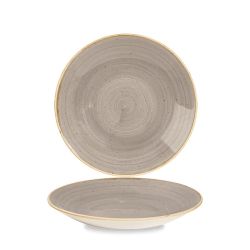 Stonecast Grey Deep Coupe Plate 8 2/3 Inches Box 12