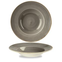 Stonecast Grey Profile Wide Rim Bowl Large 10.90 Inches Box 12