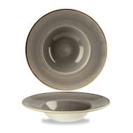Stonecast Grey Profile Wide Rim Bowl Med 9.4 Inches Box 12