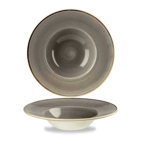Stonecast Grey Profile Wide Rim Bowl Med 9.4 Inches Box 12 IG SPGSVWBM1 Stonecast Grey Profile Wide Rim Bowl Med 9.4 Inches Box 12 IG SPGSVWBM1