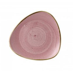 Stonecast Petal Pink Triangle Plate 22.9cm - 1x12