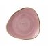 Stonecast Petal Pink Triangle Plate 22.9cm - 1x12