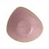 Stonecast Petal Pink Triangle Bowl 23.5cm - 1x12