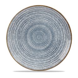 Studio Prints Slate Blue Evolve Coupe Plate 11.25 Inches Box 12 Studio Prints Slate Blue Evolve Coupe Plate 11.25 Inches Box 12