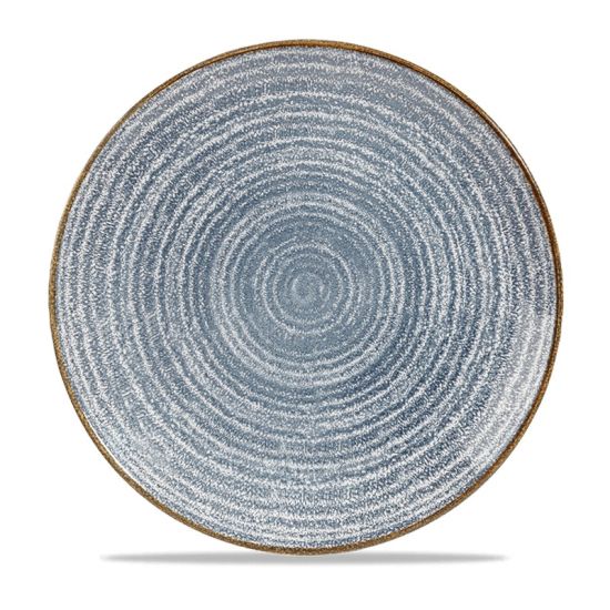 Studio Prints Slate Blue Evolve Coupe Plate 11.25 Inches Box 12 IG SPSBEV111 Studio Prints Slate Blue Evolve Coupe Plate 11.25 Inches Box 12 IG SPSBEV111