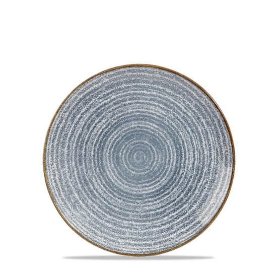 Studio Prints Slate Blue Evolve Coupe Plate 6.5 Inches Box 12 IG SPSBEVP61 Studio Prints Slate Blue Evolve Coupe Plate 6.5 Inches Box 12 IG SPSBEVP61