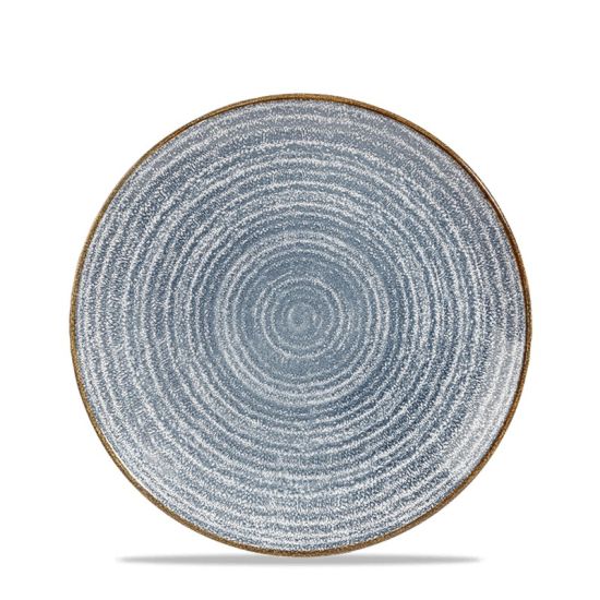 Studio Prints Slate Blue Evolve Coupe Plate 8.67 Inches Box 12 IG SPSBEVP81 Studio Prints Slate Blue Evolve Coupe Plate 8.67 Inches Box 12 IG SPSBEVP81