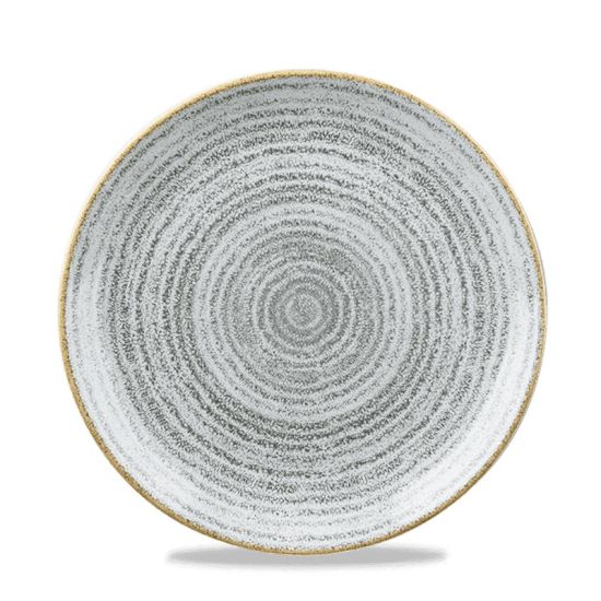 Studio Prints Stone Grey Evolve Coupe Plate 8.67 Inches Box 12 IG SPSGEVP81 Studio Prints Stone Grey Evolve Coupe Plate 8.67 Inches Box 12 IG SPSGEVP81