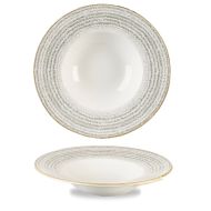 Studio Prints Stone Grey Profile Wide Rim Bowl Large 10.90 Inches Box 12