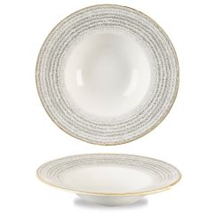 Studio Prints Stone Grey Profile Wide Rim Bowl Large 10.90 Inches Box 12