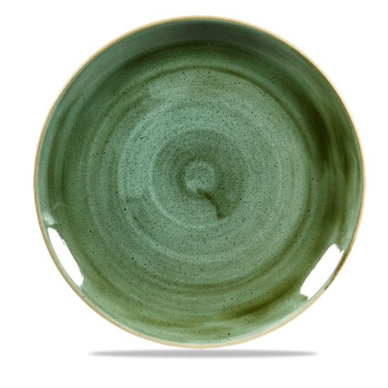 Stonecast Samphire Green Evolve Coupe Plate 11.25 Inches Box 12 IG SSGSEV111 Stonecast Samphire Green Evolve Coupe Plate 11.25 Inches Box 12 IG SSGSEV111