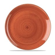 Stonecast Orange Evolve Coupe Plate 11.25 Inches Box 12