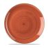 Stonecast Orange Evolve Coupe Plate 11.25 Inches Box 12