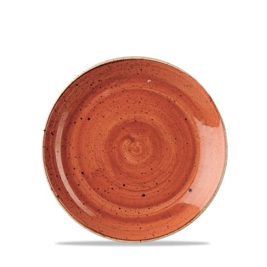 Stonecast Orange Evolve Coupe Plate 6.5 Inches Box 12 IG SSOSEVP61 Stonecast Orange Evolve Coupe Plate 6.5 Inches Box 12 IG SSOSEVP61