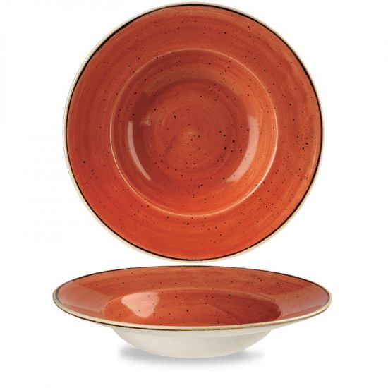 Stonecast Orange Profile Wide Rim Bowl Large 10.90 Inches Box 12 IG SSOSVWBL1