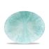 Stone Oval Coupe Plate Aquamarine 27cm (1 x 12)
