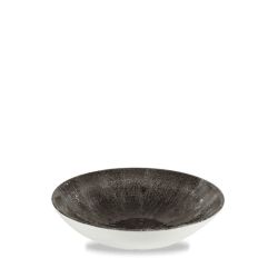 Stone Quartz Black Evolve Coupe Bowl 7.25 Inches Box 12
