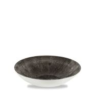 Stone Quartz Black Evolve Coupe Bowl 9.75 Inches Box 12