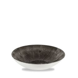 Stone Quartz Black Evolve Coupe Bowl 9.75 Inches Box 12