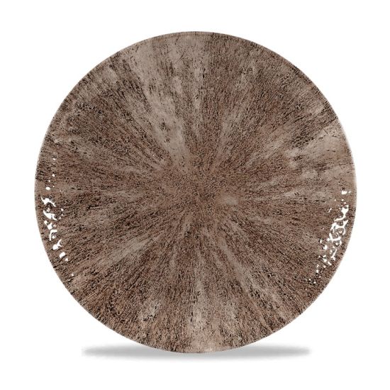 Stone Zircon Brown Evolve Coupe Plate 10.25 Inches Box 12 IG STZBEV101 Stone Zircon Brown Evolve Coupe Plate 10.25 Inches Box 12 IG STZBEV101