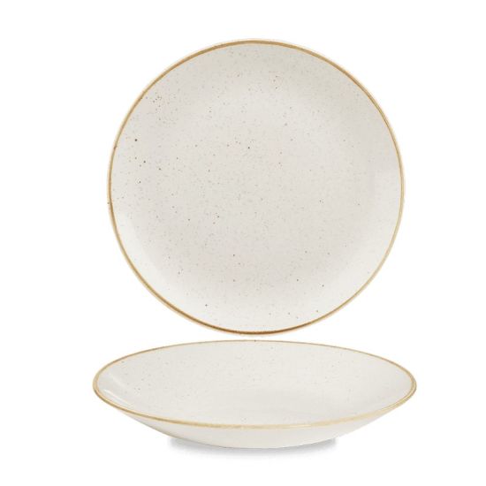 Stonecast Barley White Deep Coupe Plate 9 2/5 Inches Box 12 IG SWHSPD251 Stonecast Barley White Deep Coupe Plate 9 2/5 Inches Box 12 IG SWHSPD251