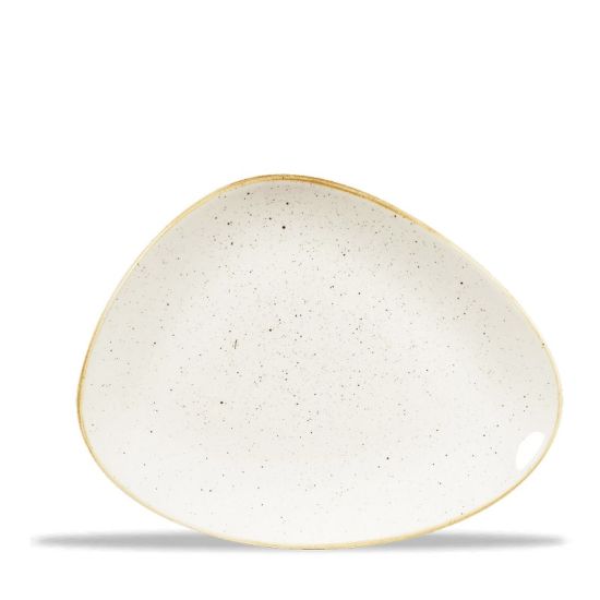 Stonecast Barley White Triangle Chefs Plate 10 3/8 InchesX8 Inches Box 12 IG SWHSTC261 Stonecast Barley White Triangle Chefs Plate 10 3/8 InchesX8 Inches Box 12 IG SWHSTC261