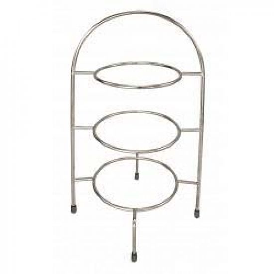 Stainless Steel Cake Stands 3 Tier 23cm Plates IG T02116