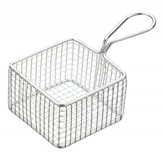 Square Fry Wire Baskets 9.5x6cm IG T02123 Square Fry Wire Baskets 9.5x6cm IG T02123