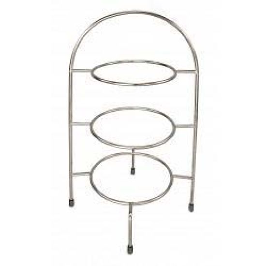 Stainless Steel Cake Stands 3 Tier 26cm Plates IG T02143 Stainless Steel Cake Stands 3 Tier 26cm Plates IG T02143