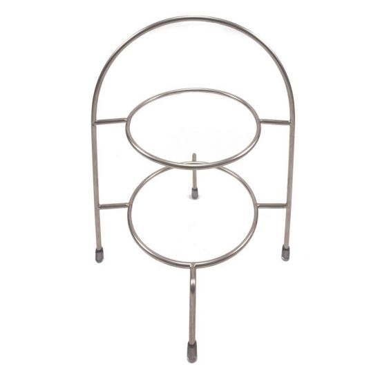 Stainless Steel Cake Stands 2 Tier 23cm Plates IG T02313
