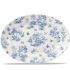 Toile Prague Classic Oval Plate 14.375 Inches Box 6