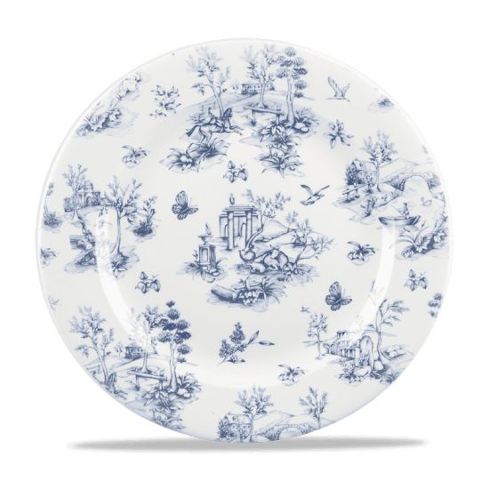 Toile Prague Profile Plate 10.875 Inches Box 6 IG TOPVP581 Toile Prague Profile Plate 10.875 Inches Box 6 IG TOPVP581