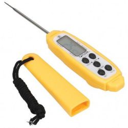 Waterproof Digital Thermometer - Yellow (Each)