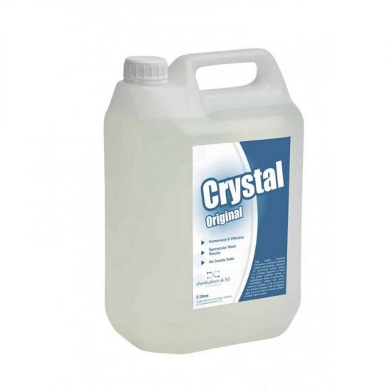 Crystal Original Quality Glass Washing Detergent 5 Litre Qty 2 IG W-CRYO05L
