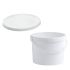 White Food Grade Bucket With Lid And Handle 16 Litre Capacity