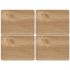 Creative Tops Oak Veneer Placemats - Pack of 4