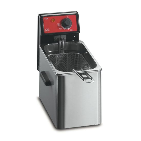 FriFri Eco 4 Electric Counter-top Single Tank Fryer - 1 Basket - W 203 Mm - 3.2 KW LIN 650101