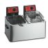 FriFri Profi+ 6 + 6 Electric Counter-top Twin Tank Fryer - 2 Baskets - W 540 Mm - 2 X 4.6 KW
