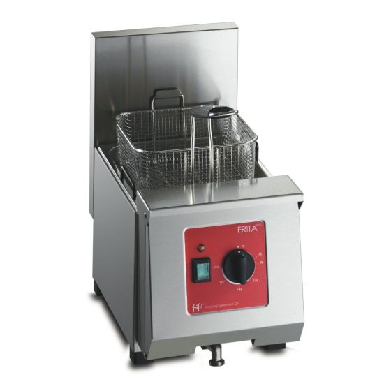 FriFri Frita+ 6 Electric Counter-top Single Tank Fryer - 1 Basket - W 270 Mm - 4.6 KW LIN 652000