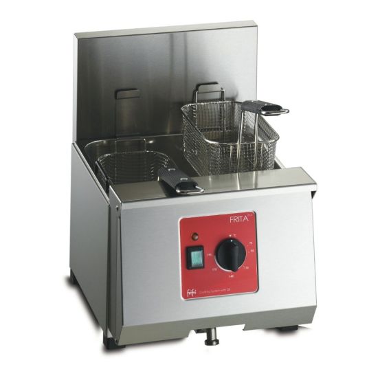 FriFri Frita+ 8 Electric Counter-top Single Tank Fryer - 2 Baskets - W 360 Mm - 6.9 KW LIN 652001