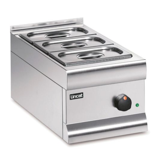 Silverlink 600 Electric Counter-top Bain Marie - Dry Heat - Gastronorms - Base + Dish Pack - W 300 Mm - 0.5 KW LIN BM3A Silverlink 600 Electric Counter-top Bain Marie - Dry Heat - Gastronorms - Base + Dish Pack - W 300 Mm - 0.5 KW LIN BM3A