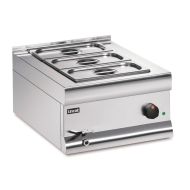 Silverlink 600 Electric Counter-top Bain Marie - Wet Heat - Gastronorms - Base + Dish Pack - W 450 Mm - 1.0 KW