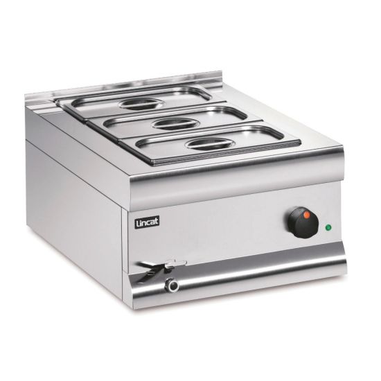 Silverlink 600 Electric Counter-top Bain Marie - Wet Heat - Gastronorms - Base + Dish Pack - W 450 Mm - 1.0 KW LIN BM4BW