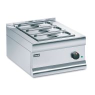 Silverlink 600 Electric Counter-top Bain Marie - Dry Heat - Gastronorms - Base + Dish Pack - W 450 Mm - 0.75 KW