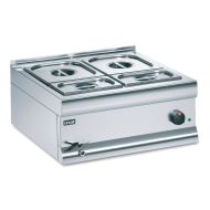 Silverlink 600 Electric Counter-top Bain Marie - Wet Heat - Gastronorms - Base + Dish Pack - W 600 Mm - 2.0 KW