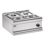 Silverlink 600 Electric Counter-top Bain Marie - Dry Heat - Gastronorms - Base + Dish Pack - W 600 Mm - 0.75 KW