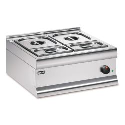 Silverlink 600 Electric Counter-top Bain Marie - Dry Heat - Gastronorms - Base + Dish Pack - W 600 Mm - 0.75 KW